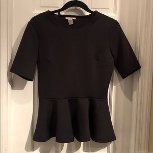 H&M fitted scuba material T-shirt